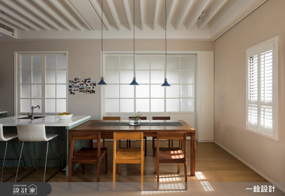 53坪中古屋(5~15年)＿鄉村風餐廳中島案例圖片＿一銓室內裝修設計工程有限公司＿一銓_虛室有餘閒之9