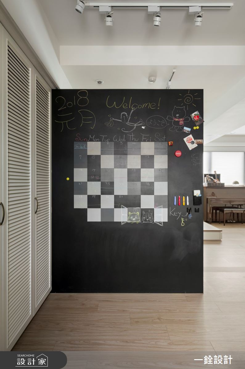 40坪新成屋(5年以下)＿美式風玄關案例圖片＿一銓室內裝修設計工程有限公司＿一銓_遙以心照之2