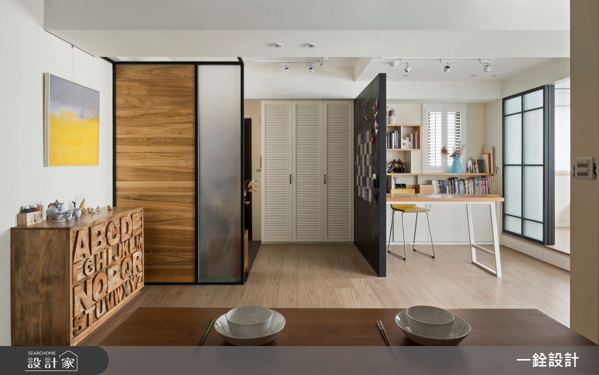 40坪新成屋(5年以下)＿美式風玄關餐廳案例圖片＿一銓室內裝修設計工程有限公司＿一銓_遙以心照之4