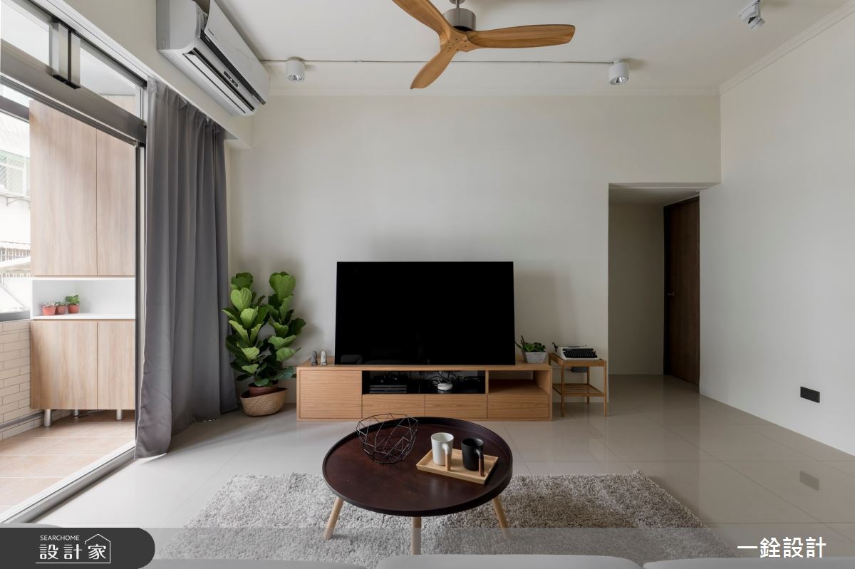 25坪老屋(41~50年)＿簡約風客廳案例圖片＿一銓室內裝修設計工程有限公司＿一銓_​堅毅日耀之2