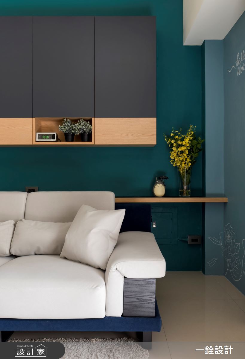 25坪老屋(41~50年)＿簡約風客廳案例圖片＿一銓室內裝修設計工程有限公司＿一銓_​堅毅日耀之7