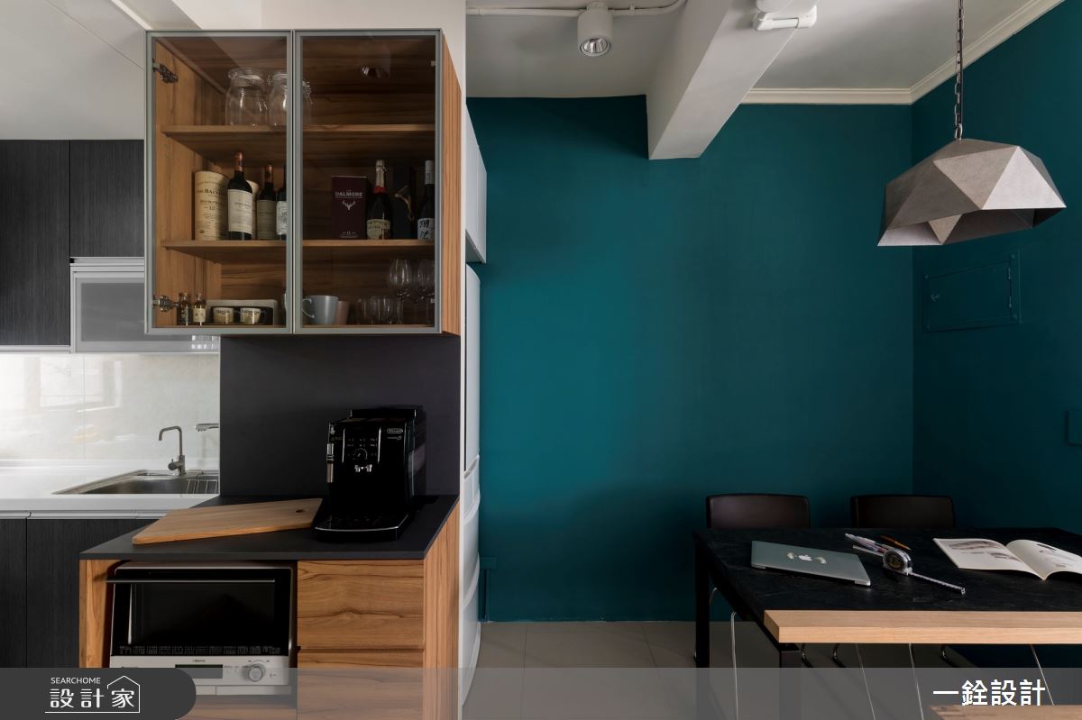 25坪老屋(41~50年)＿簡約風廚房工作區案例圖片＿一銓室內裝修設計工程有限公司＿一銓_​堅毅日耀之10