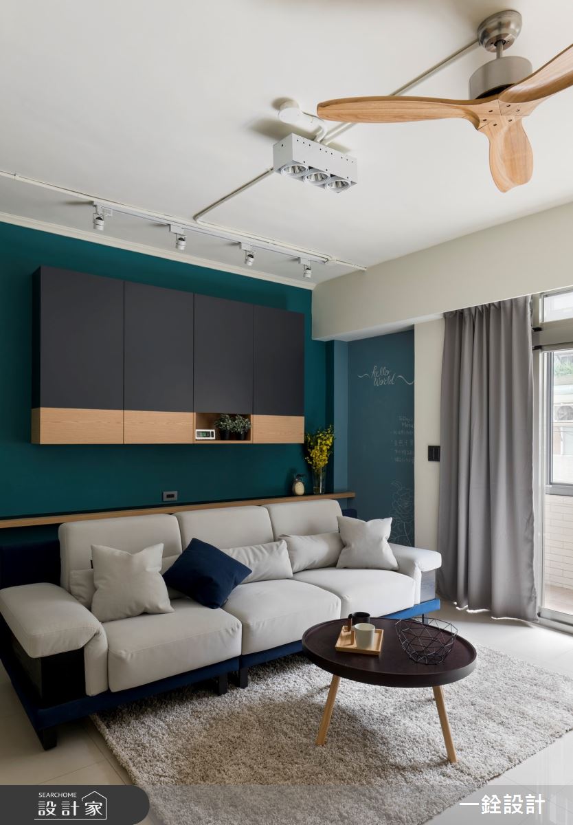 25坪老屋(41~50年)＿簡約風客廳案例圖片＿一銓室內裝修設計工程有限公司＿一銓_​堅毅日耀之6