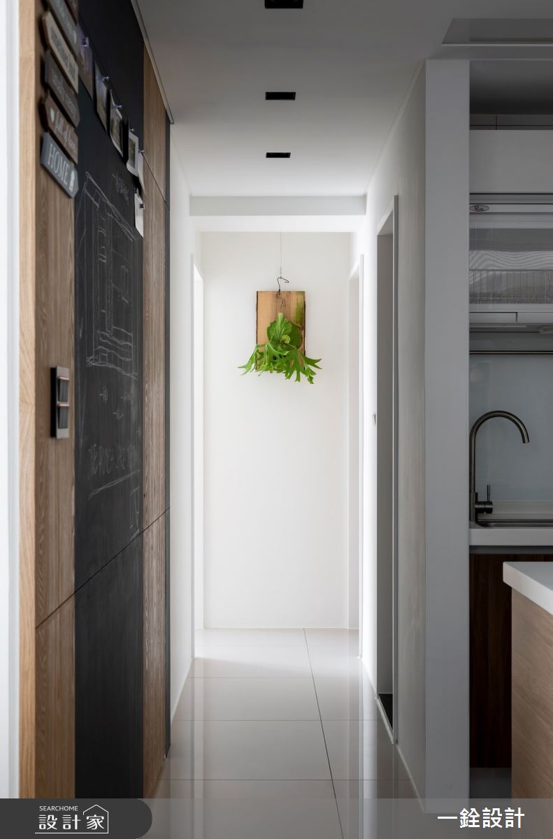 23坪新成屋(5年以下)＿北歐風走廊案例圖片＿一銓室內裝修設計工程有限公司＿一銓_木光石色的旋律之13