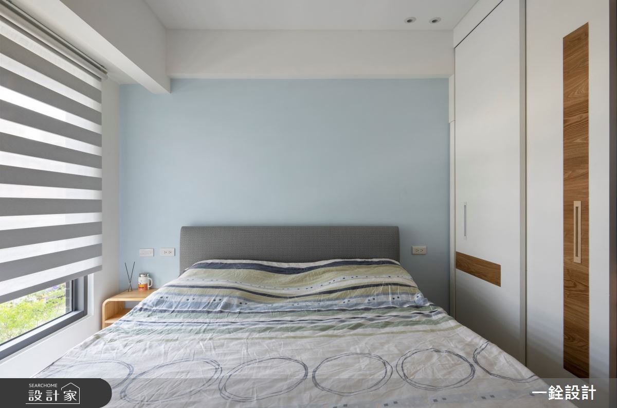 23坪新成屋(5年以下)＿北歐風臥室案例圖片＿一銓室內裝修設計工程有限公司＿一銓_木光石色的旋律之14