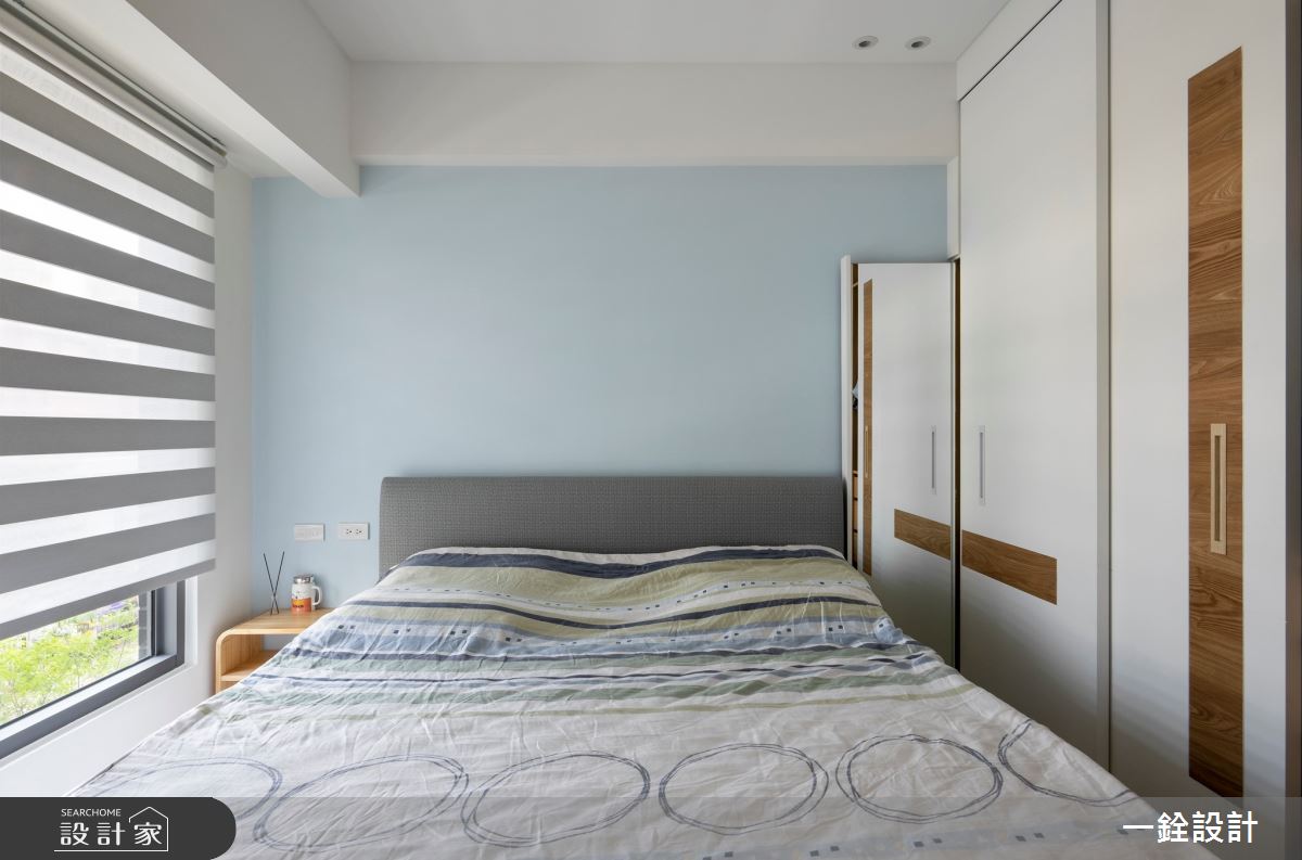23坪新成屋(5年以下)＿北歐風臥室案例圖片＿一銓室內裝修設計工程有限公司＿一銓_木光石色的旋律之15