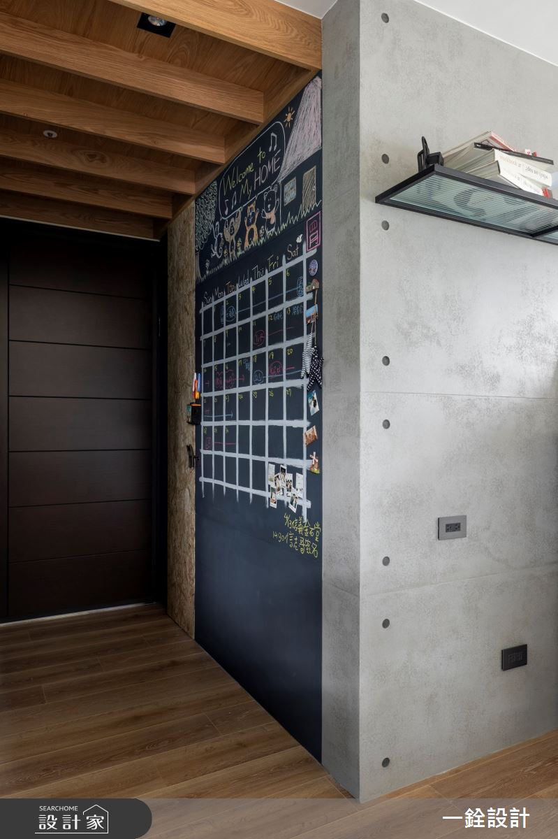 21坪新成屋(5年以下)＿混搭風玄關案例圖片＿一銓室內裝修設計工程有限公司＿一銓_​迴響之1