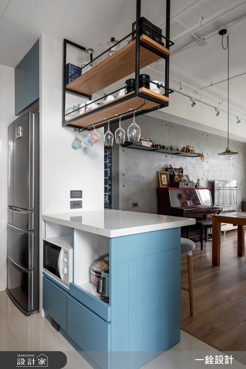 21坪新成屋(5年以下)＿混搭風中島案例圖片＿一銓室內裝修設計工程有限公司＿一銓_​迴響之6