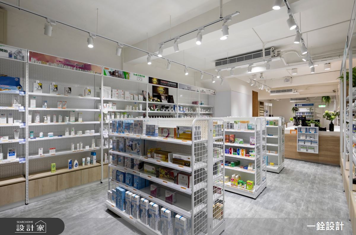 35坪老屋(41~50年)＿工業風商業空間案例圖片＿一銓室內裝修設計工程有限公司＿一銓_​健業藥妝館-藥妝區之3