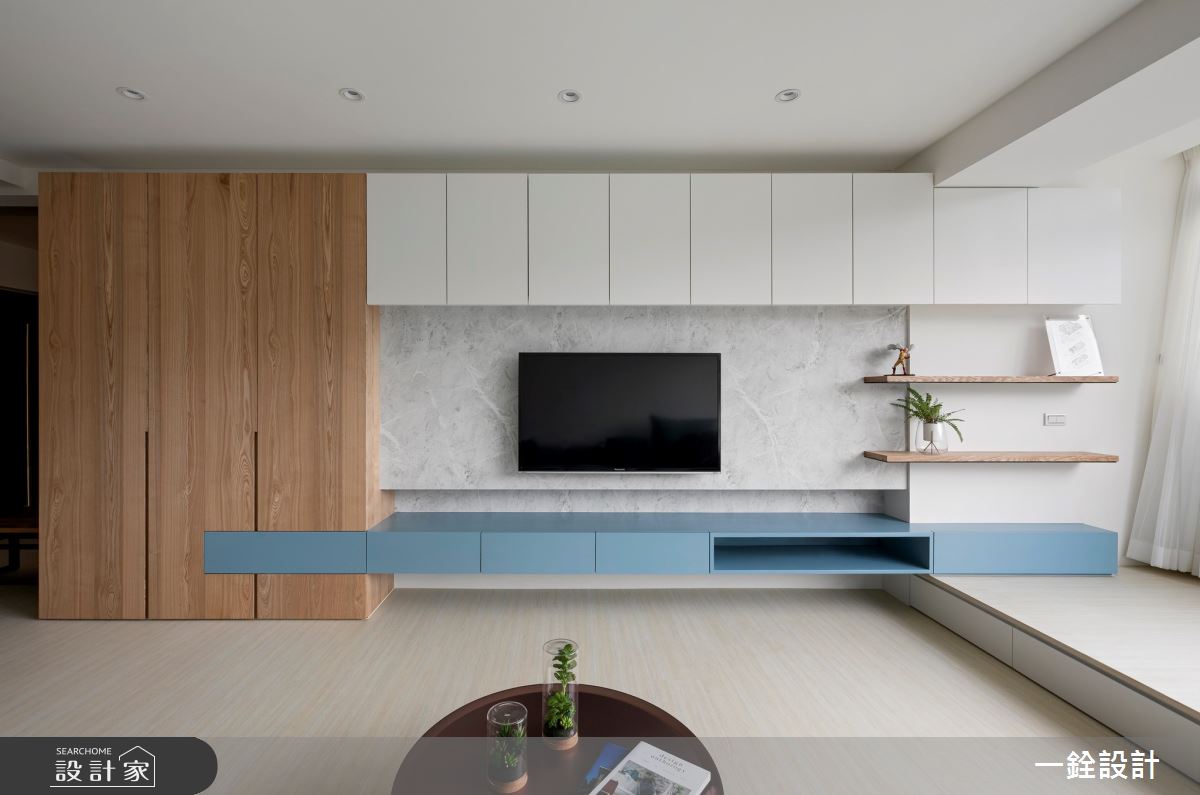 30坪老屋(16~30年)＿現代風客廳案例圖片＿一銓室內裝修設計工程有限公司＿一銓_​山清水秀之7