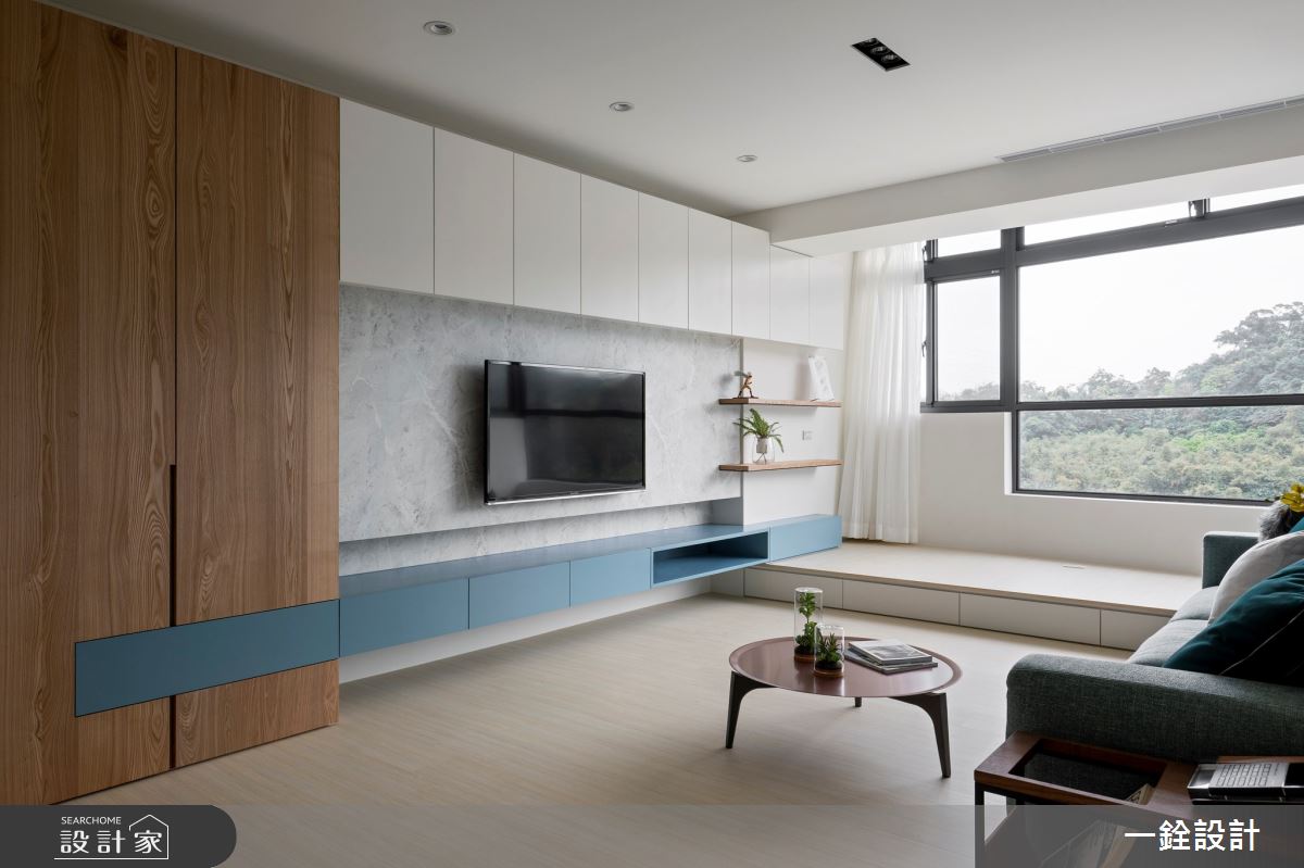 30坪老屋(16~30年)＿現代風客廳案例圖片＿一銓室內裝修設計工程有限公司＿一銓_​山清水秀之6
