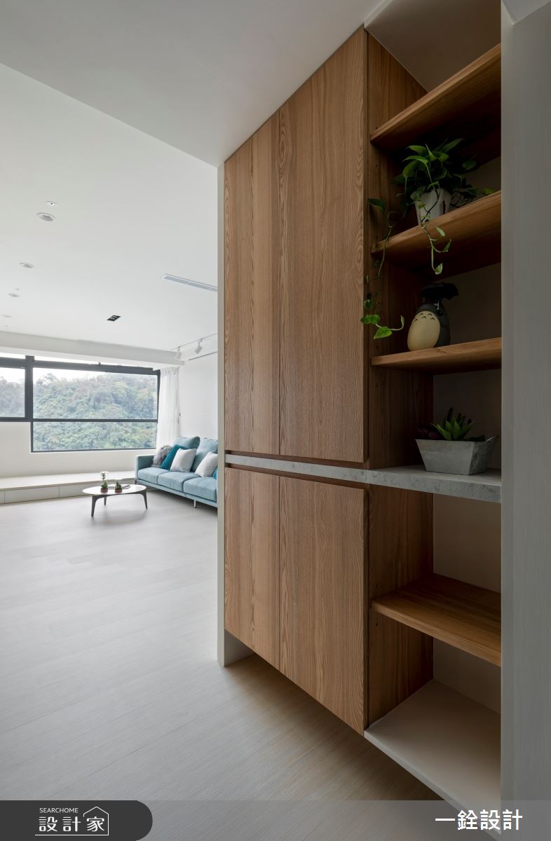 30坪老屋(16~30年)＿現代風玄關案例圖片＿一銓室內裝修設計工程有限公司＿一銓_​山清水秀之2