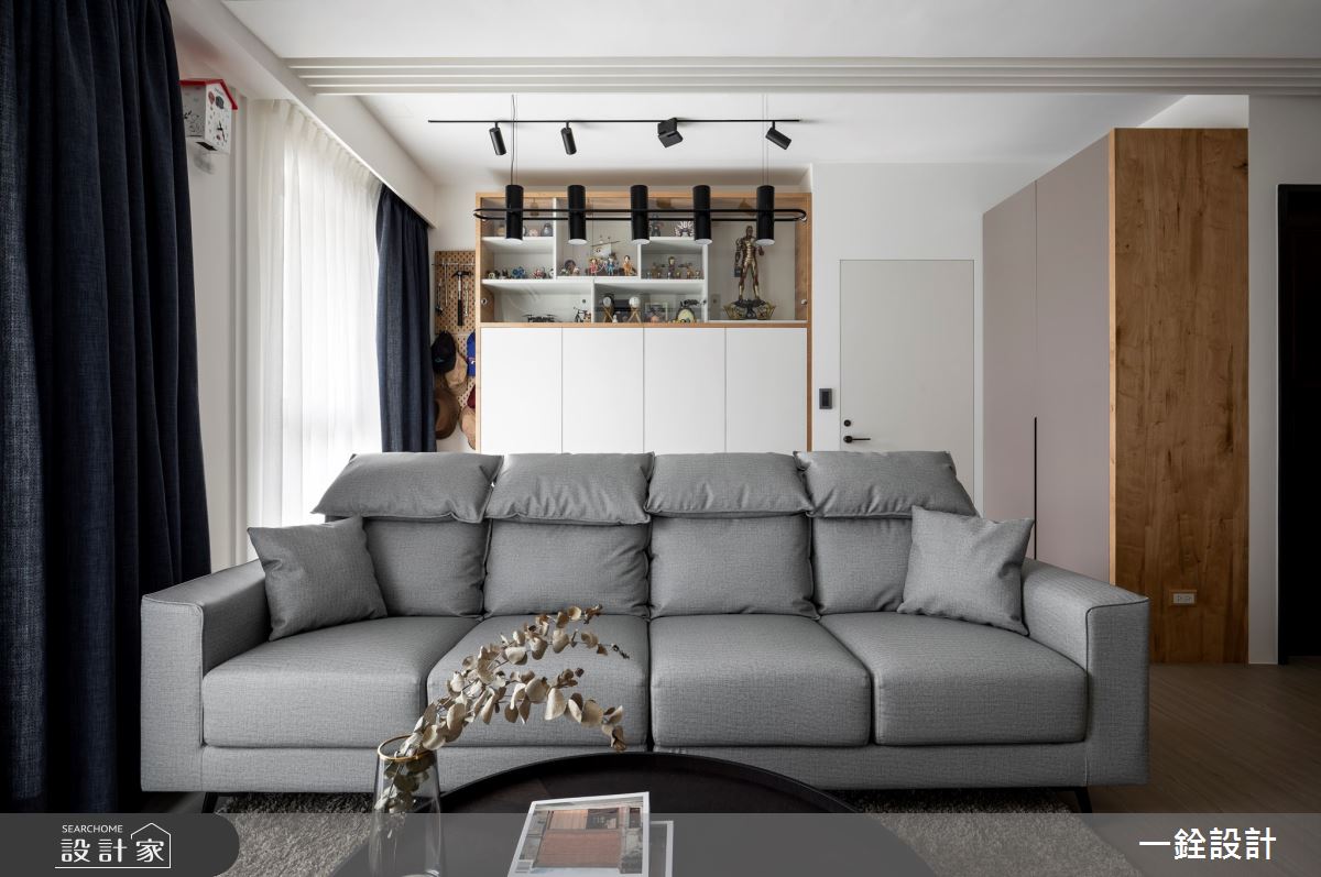 21坪新成屋(5年以下)＿北歐風客廳案例圖片＿一銓室內裝修設計工程有限公司＿一銓_南池之4