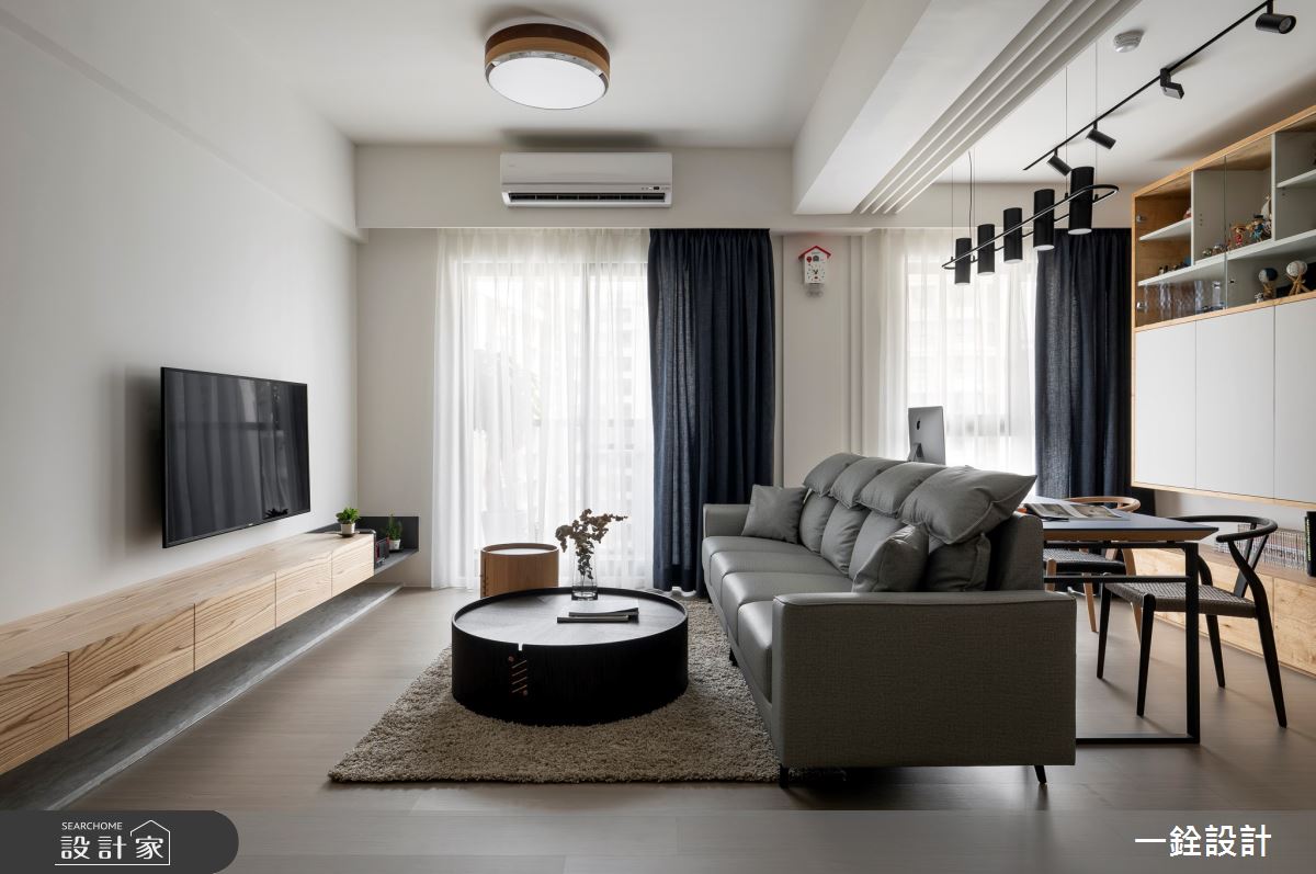 21坪新成屋(5年以下)＿北歐風客廳書房案例圖片＿一銓室內裝修設計工程有限公司＿一銓_南池之7