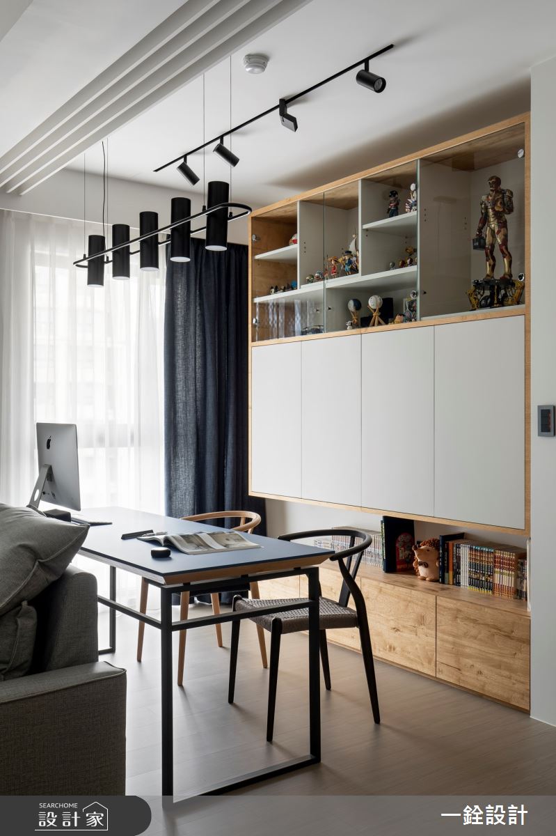 21坪新成屋(5年以下)＿北歐風書房案例圖片＿一銓室內裝修設計工程有限公司＿一銓_南池之9