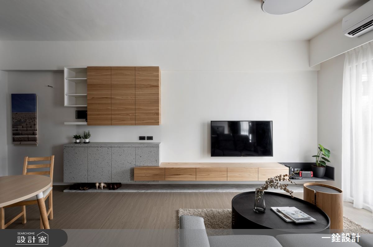 21坪新成屋(5年以下)＿北歐風客廳案例圖片＿一銓室內裝修設計工程有限公司＿一銓_南池之2