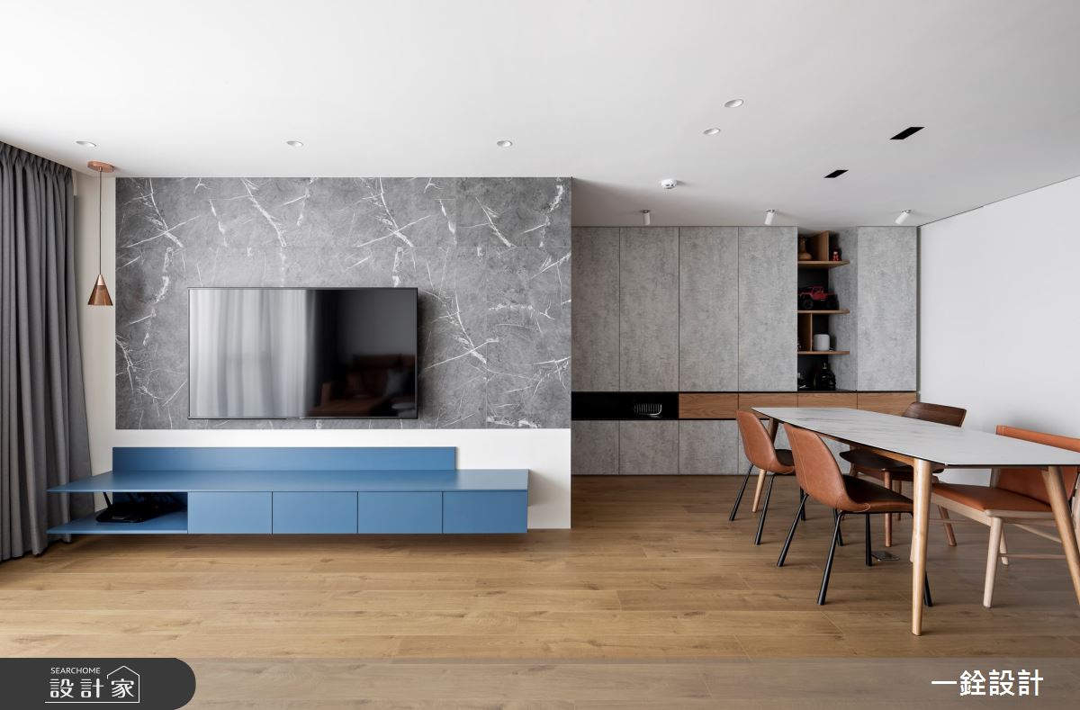 36坪毛胚屋＿現代風客廳餐廳案例圖片＿一銓室內裝修設計工程有限公司＿一銓_道伴大狸奴之4