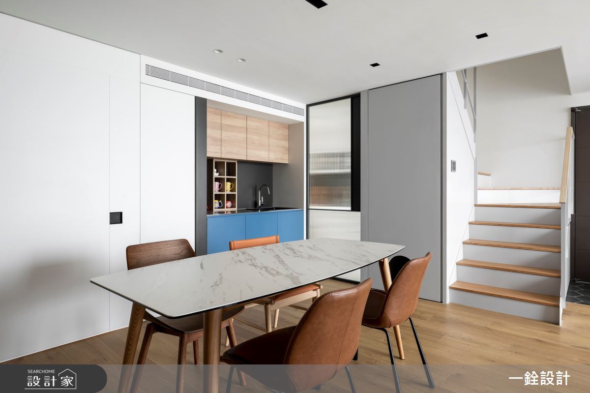 36坪毛胚屋＿現代風餐廳樓梯案例圖片＿一銓室內裝修設計工程有限公司＿一銓_道伴大狸奴之10