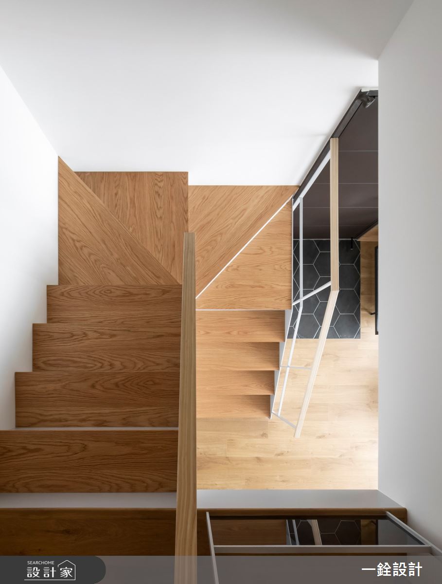 36坪毛胚屋＿現代風樓梯案例圖片＿一銓室內裝修設計工程有限公司＿一銓_道伴大狸奴之14