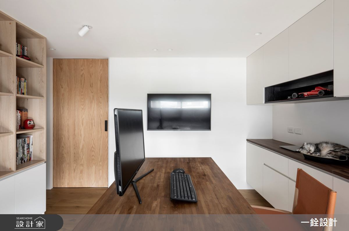 36坪毛胚屋＿現代風書房案例圖片＿一銓室內裝修設計工程有限公司＿一銓_道伴大狸奴之25
