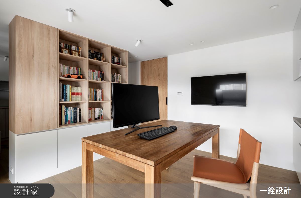 36坪毛胚屋＿現代風書房案例圖片＿一銓室內裝修設計工程有限公司＿一銓_道伴大狸奴之26
