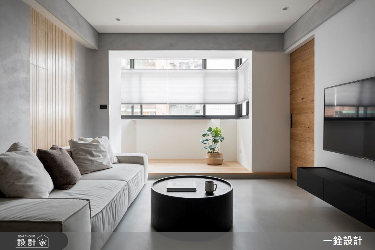 21坪老屋(16~30年)＿現代風客廳案例圖片＿一銓室內裝修設計工程有限公司＿一銓_無界之2
