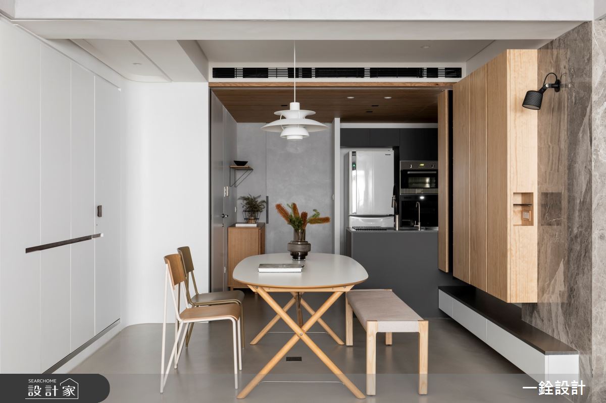 21坪老屋(16~30年)＿現代風餐廳廚房案例圖片＿一銓室內裝修設計工程有限公司＿一銓_無界之12