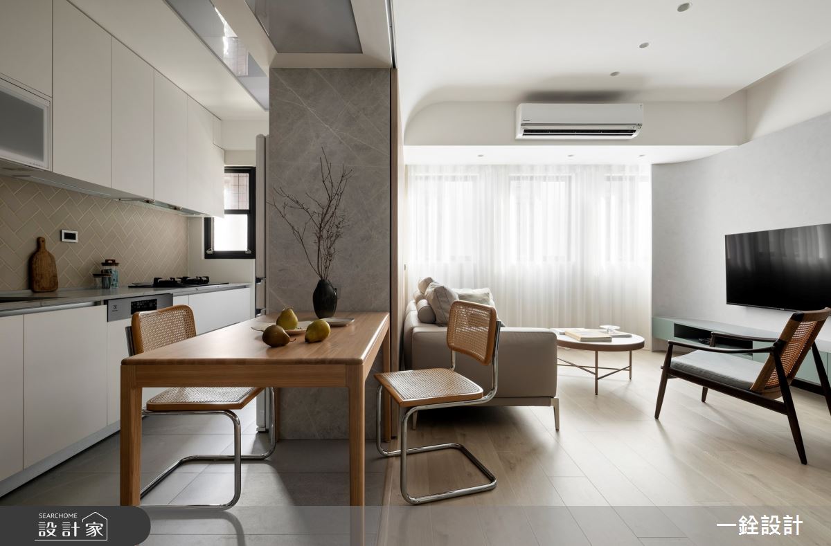 27坪老屋(16~30年)＿現代風客廳餐廳廚房案例圖片＿一銓室內裝修設計工程有限公司＿一銓_琴音潺潺之19