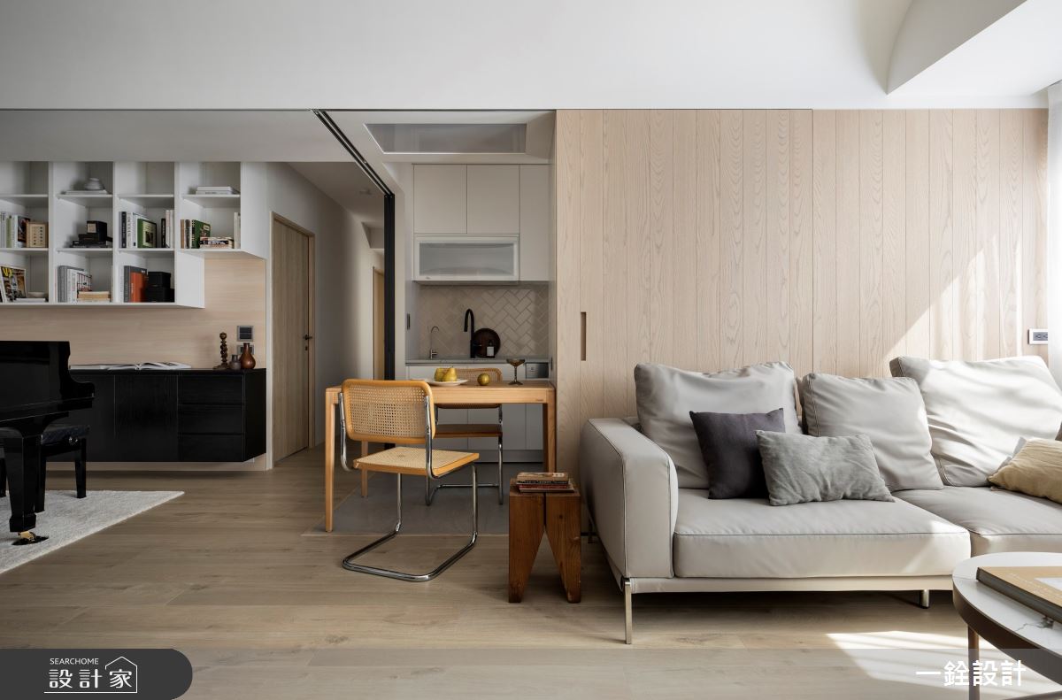 27坪老屋(16~30年)＿現代風客廳餐廳廚房案例圖片＿一銓室內裝修設計工程有限公司＿一銓_琴音潺潺之14