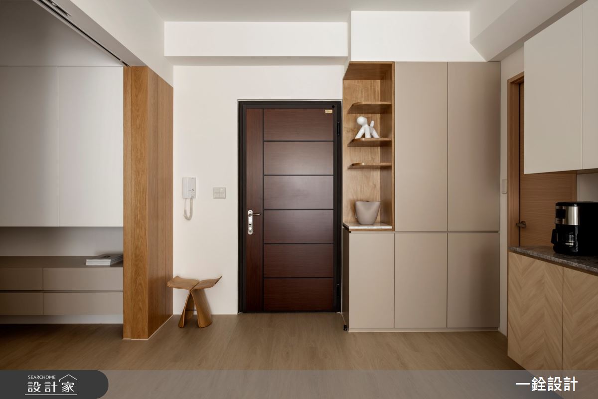16坪新成屋(5年以下)＿現代風玄關案例圖片＿一銓室內裝修設計工程有限公司＿一銓_日初慢慢之2