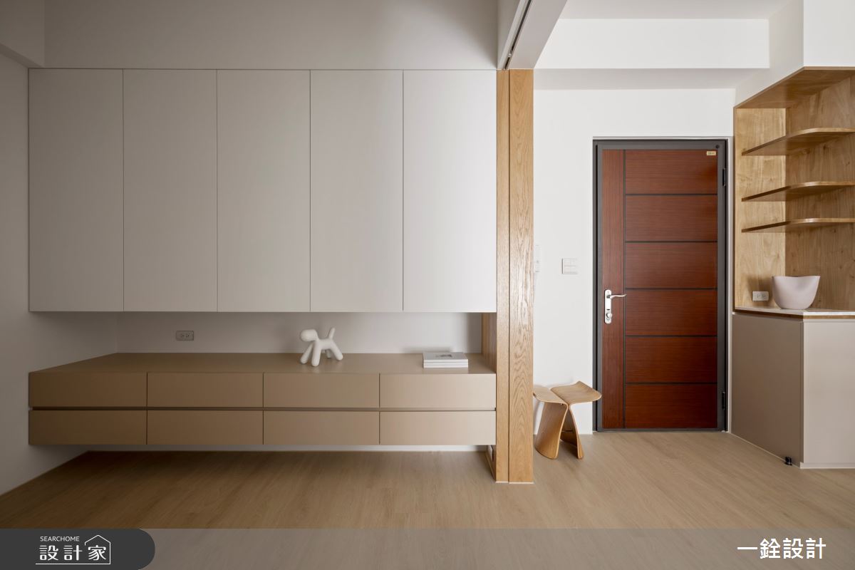 16坪新成屋(5年以下)＿現代風玄關案例圖片＿一銓室內裝修設計工程有限公司＿一銓_日初慢慢之1