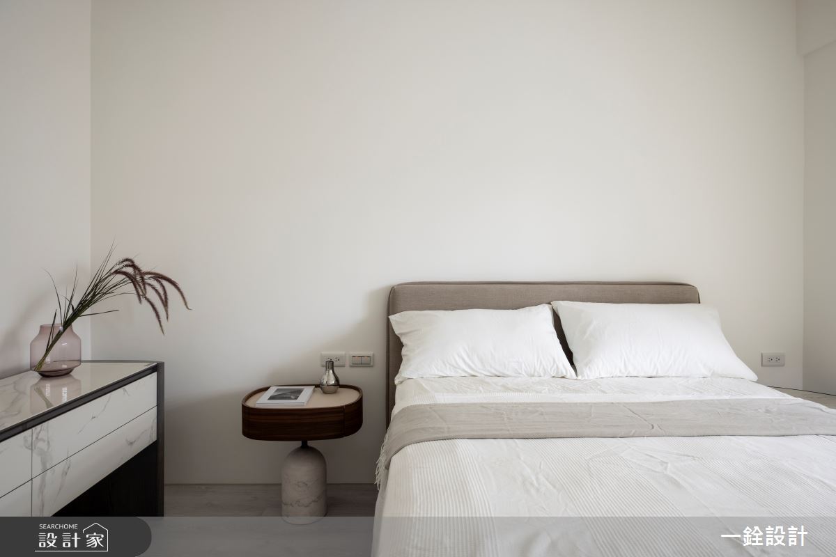 25坪老屋(31~40年)＿簡約風臥室案例圖片＿一銓室內裝修設計工程有限公司＿一銓_白隱微光之17
