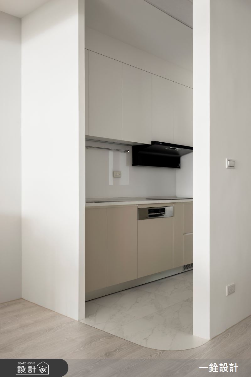 25坪老屋(31~40年)＿簡約風廚房案例圖片＿一銓室內裝修設計工程有限公司＿一銓_白隱微光之13