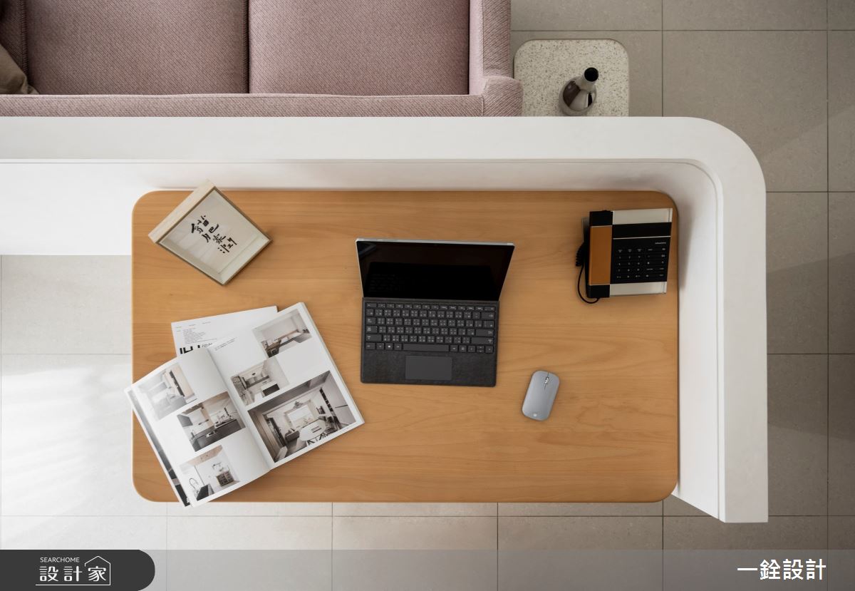 27坪新成屋(5年以下)＿現代風書房案例圖片＿一銓室內裝修設計工程有限公司＿一銓_月影白韻之15