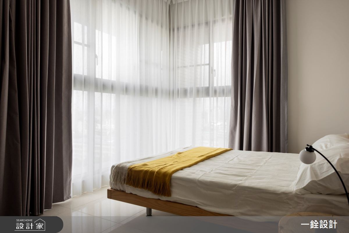 27坪新成屋(5年以下)＿現代風臥室案例圖片＿一銓室內裝修設計工程有限公司＿一銓_月影白韻之17