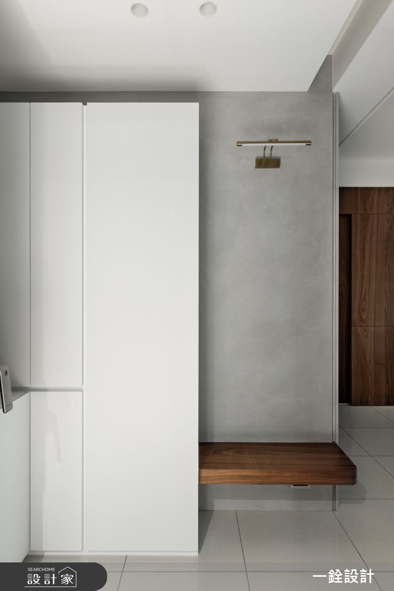 25坪新成屋(5年以下)＿人文禪風玄關案例圖片＿一銓室內裝修設計工程有限公司＿一銓_山茶花之1