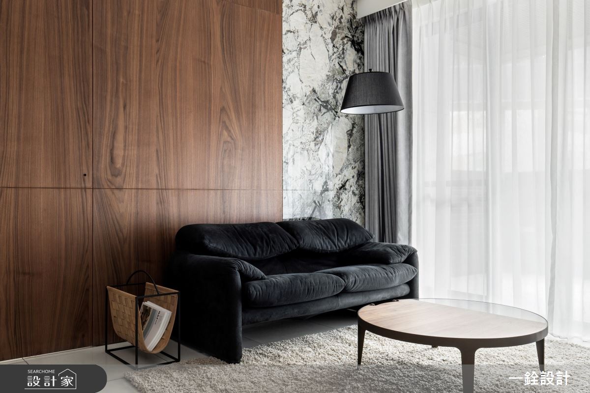 25坪新成屋(5年以下)＿人文禪風客廳案例圖片＿一銓室內裝修設計工程有限公司＿一銓_山茶花之9