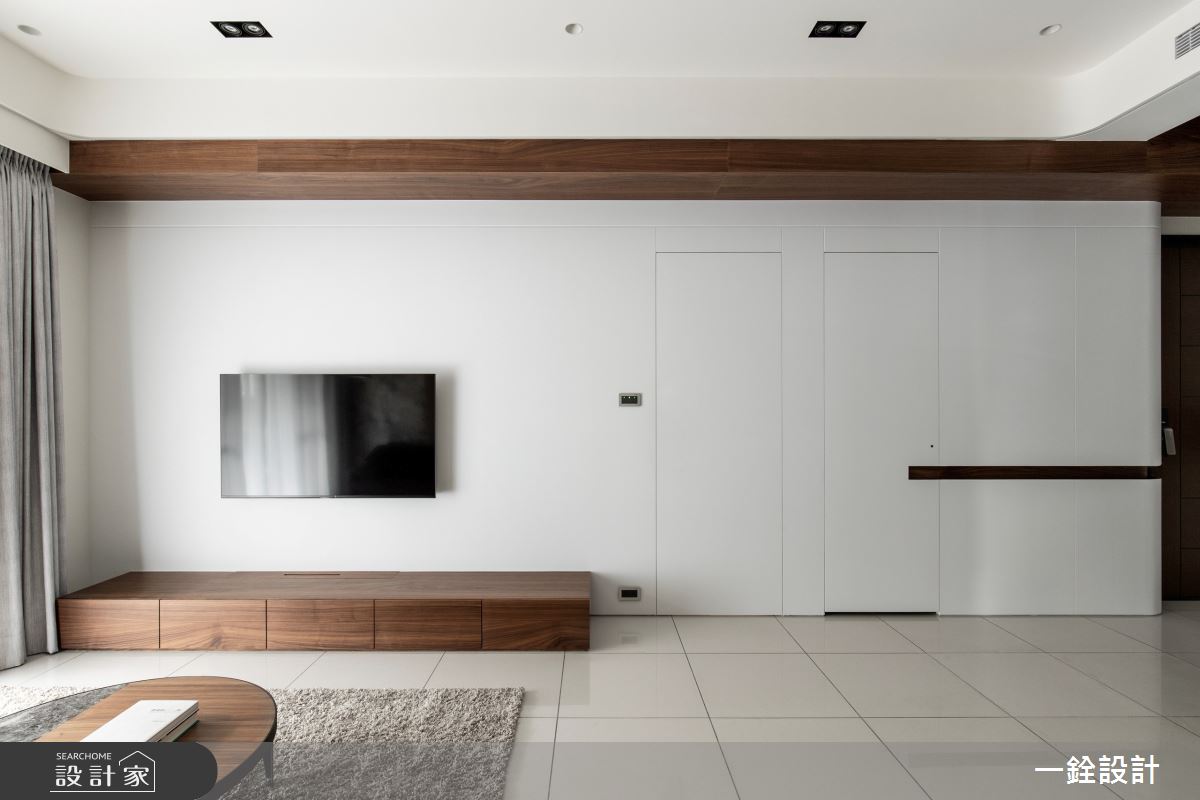 25坪新成屋(5年以下)＿人文禪風客廳案例圖片＿一銓室內裝修設計工程有限公司＿一銓_山茶花之7