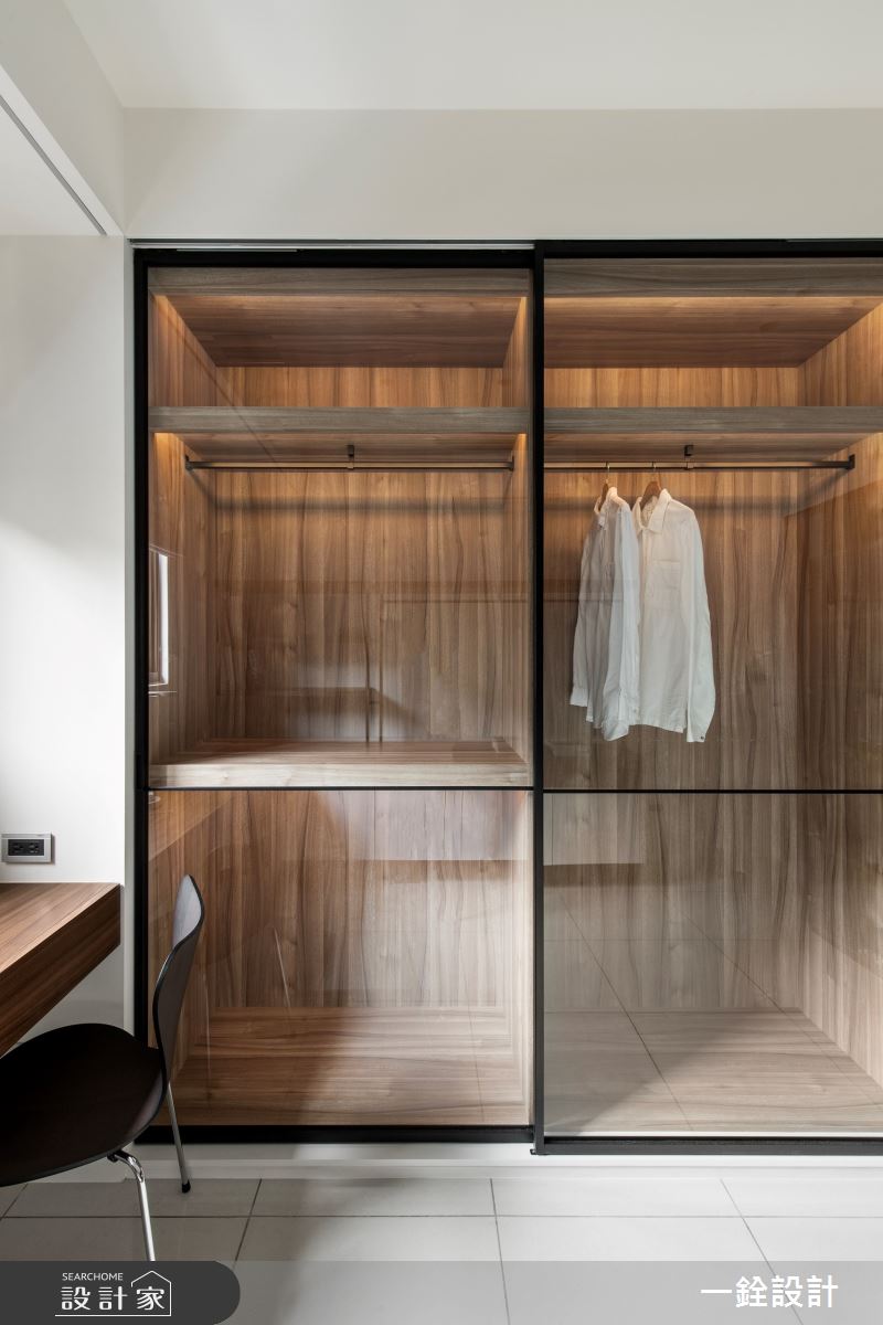 25坪新成屋(5年以下)＿人文禪風更衣間案例圖片＿一銓室內裝修設計工程有限公司＿一銓_山茶花之19