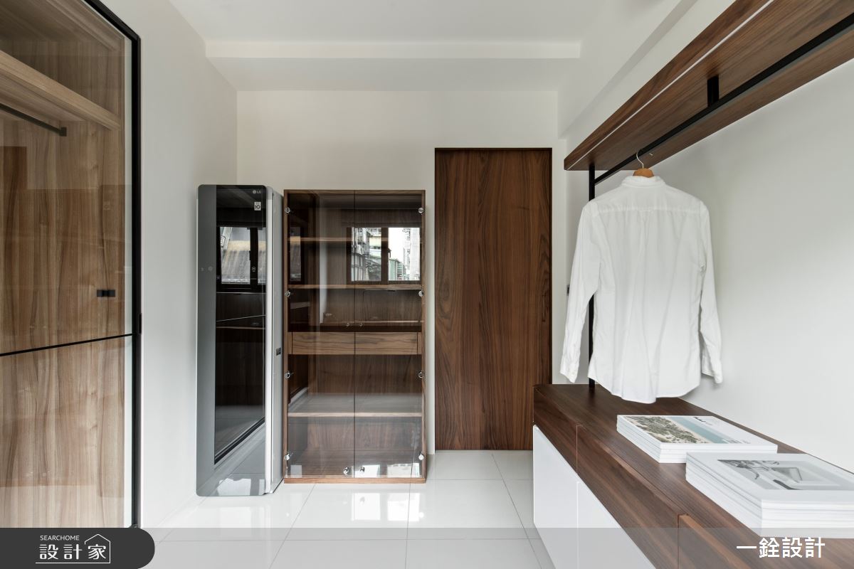 25坪新成屋(5年以下)＿人文禪風更衣間案例圖片＿一銓室內裝修設計工程有限公司＿一銓_山茶花之20