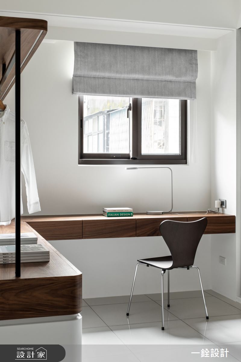 25坪新成屋(5年以下)＿人文禪風更衣間案例圖片＿一銓室內裝修設計工程有限公司＿一銓_山茶花之21