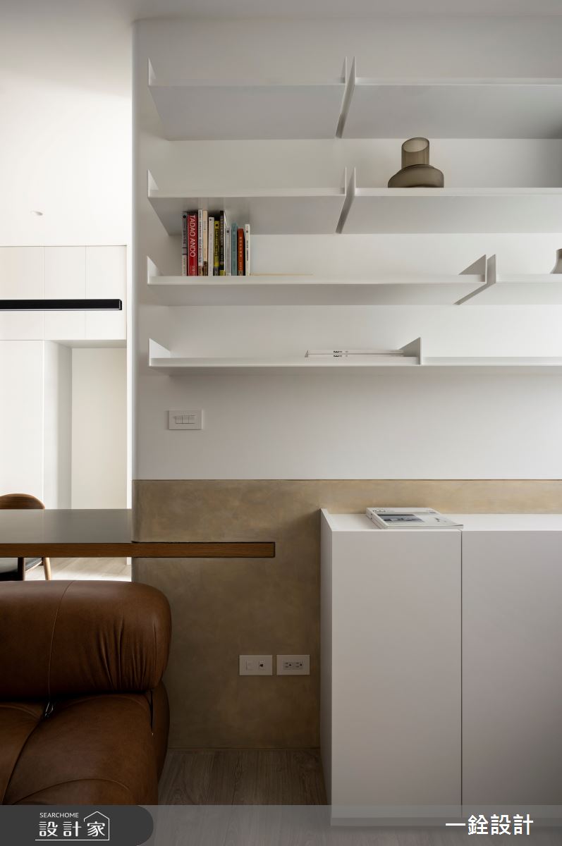 18坪新成屋(5年以下)＿侘寂風客廳餐廳案例圖片＿一銓室內裝修設計工程有限公司＿一銓_淳室之7
