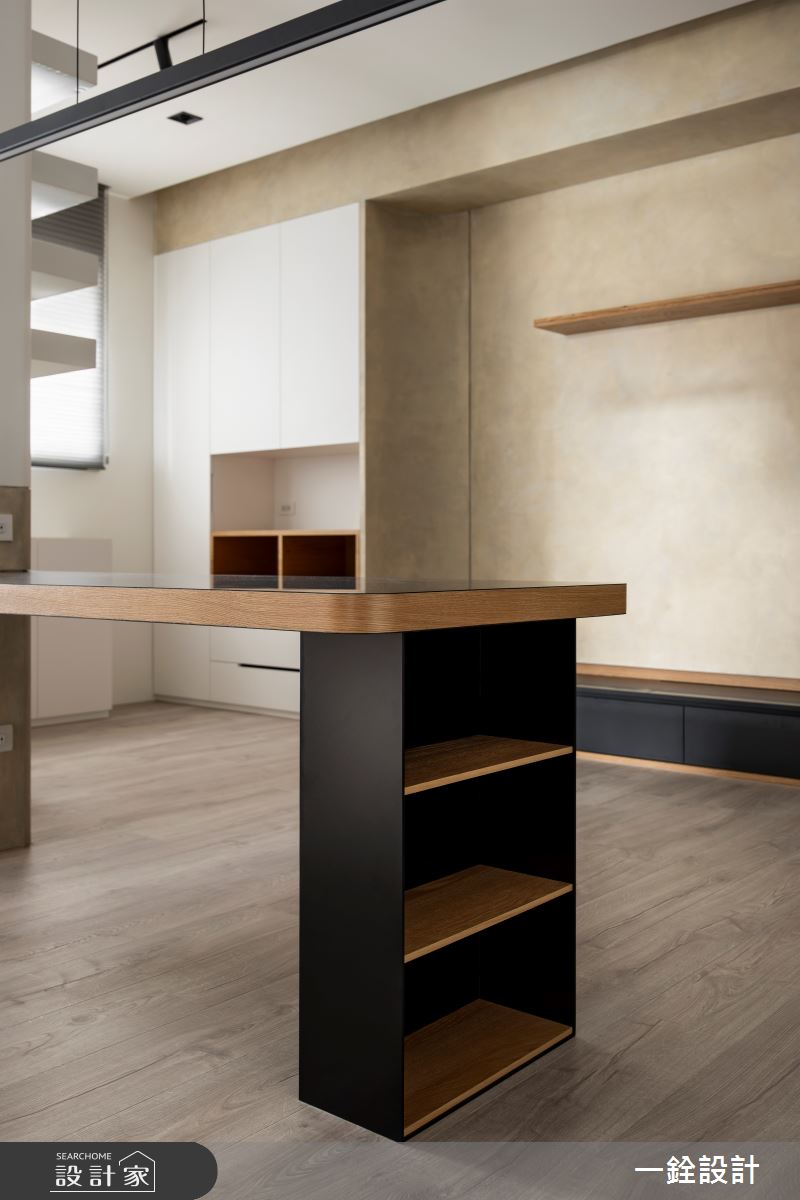 18坪新成屋(5年以下)＿侘寂風客廳餐廳案例圖片＿一銓室內裝修設計工程有限公司＿一銓_淳室之12
