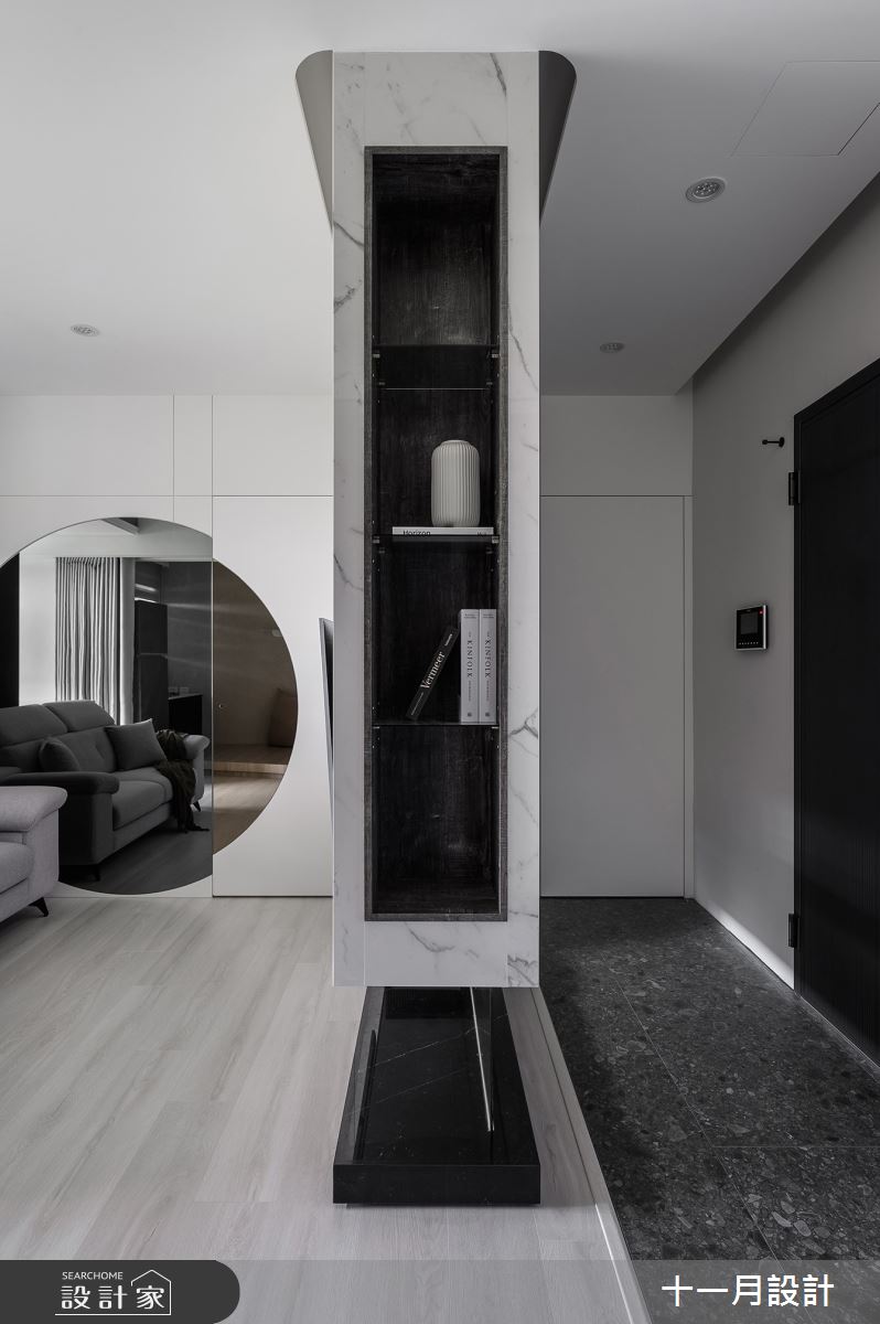 15坪新成屋(5年以下)＿現代風玄關客廳案例圖片＿十一月設計＿十一月_CYT Residence之3