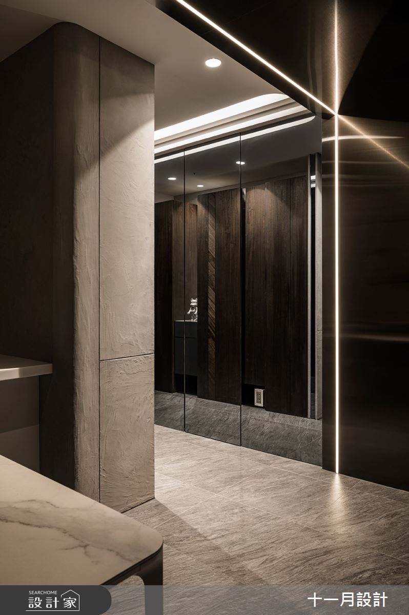 35坪新成屋(5年以下)＿現代風玄關案例圖片＿十一月設計＿十一月_KL Residence之6