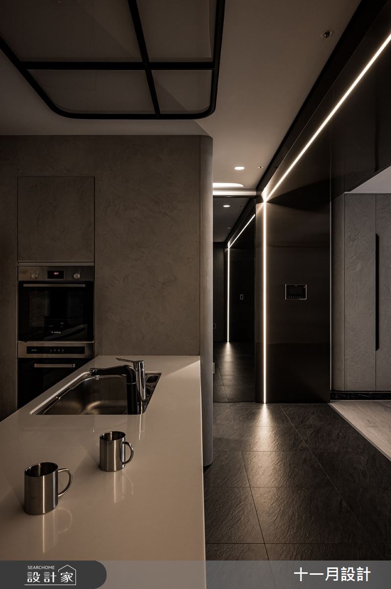 35坪新成屋(5年以下)＿現代風中島案例圖片＿十一月設計＿十一月_KL Residence之7