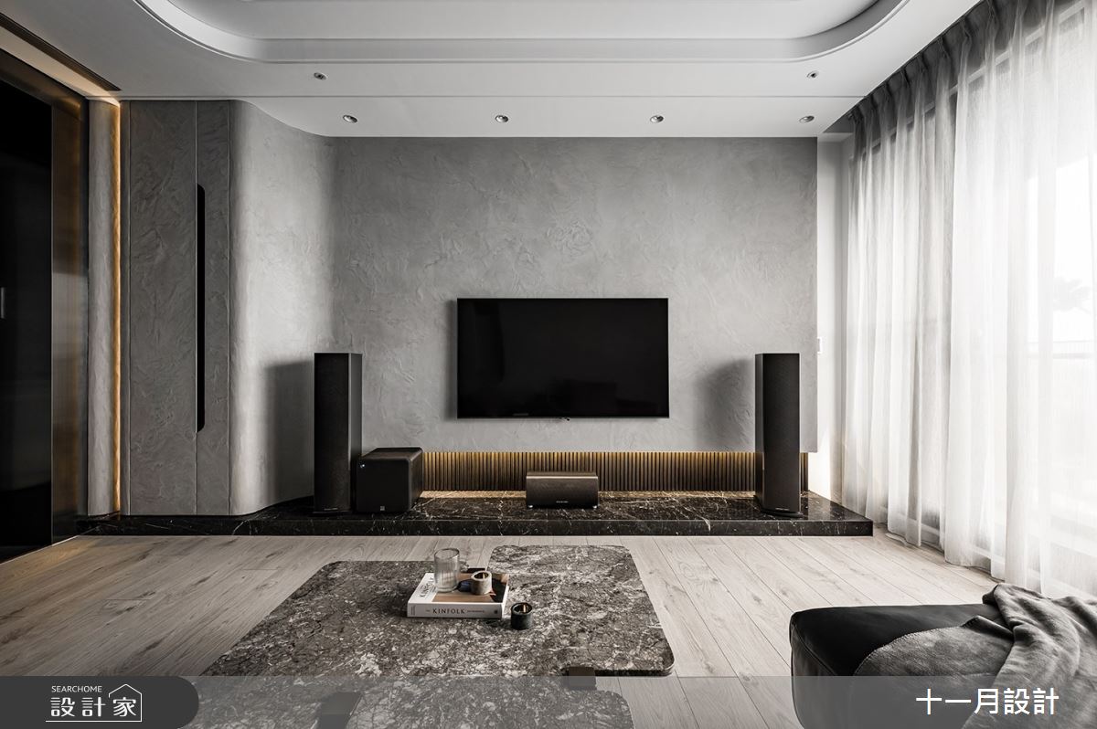 35坪新成屋(5年以下)＿現代風客廳案例圖片＿十一月設計＿十一月_KL Residence之4