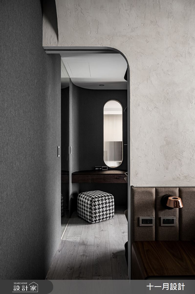 35坪新成屋(5年以下)＿現代風臥室更衣間案例圖片＿十一月設計＿十一月_KL Residence之20