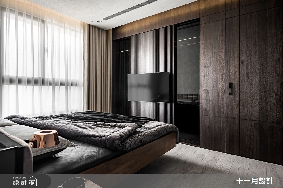 35坪新成屋(5年以下)＿現代風臥室案例圖片＿十一月設計＿十一月_KL Residence之27