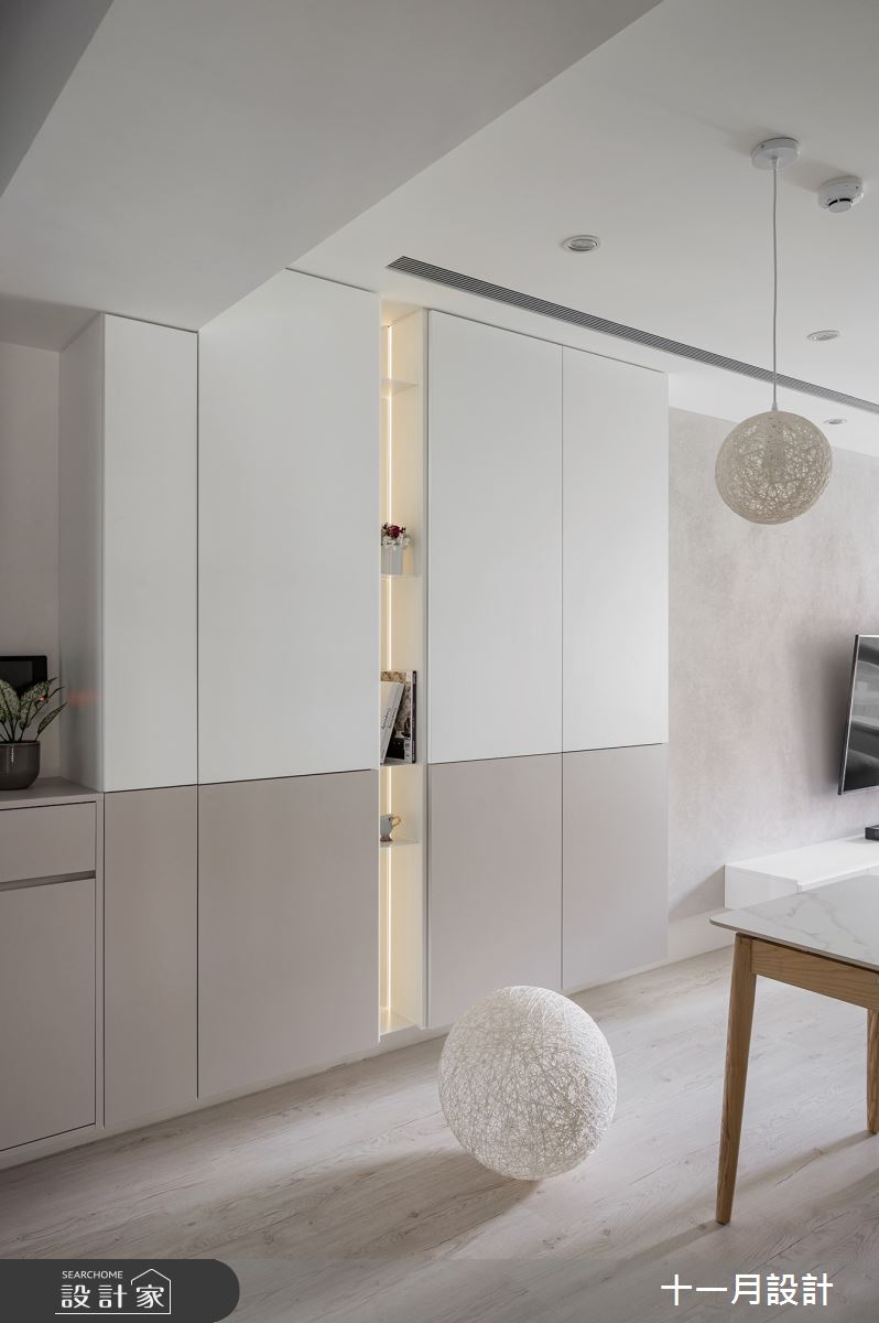 18坪新成屋(5年以下)＿北歐風客廳餐廳案例圖片＿十一月設計＿十一月_C Residence之3